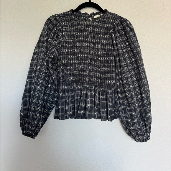 NWOT THE GREAT The Contessa Linen-Blend Top 1 - Picture 7 of 10
